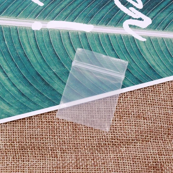 500pcs Transparent de blocare Zip Pungă de Plastic Bijuterii Fermoar Zip Fermoar de Blocare posibilitate de Reînchidere Saci Clar Zip Top Resigilabil Sac de Ambalare