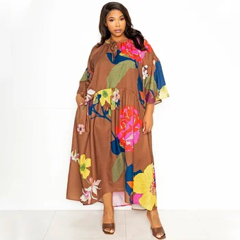 African Rochii Pentru Femei De Primăvară Nouă Vetement Femme Dashiki Abaya Print Maxi Dress Africa De Haine Dashiki Rochii Ankara