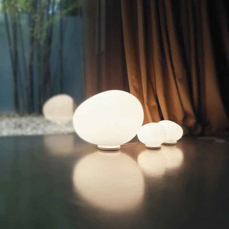 Modern Glob de sticlă lampă de masă Italia Gregg masă Dormitor lumina Lampă de Noptieră Decor Acasă Lampă de Birou de Birou de Studiu veioze lumina